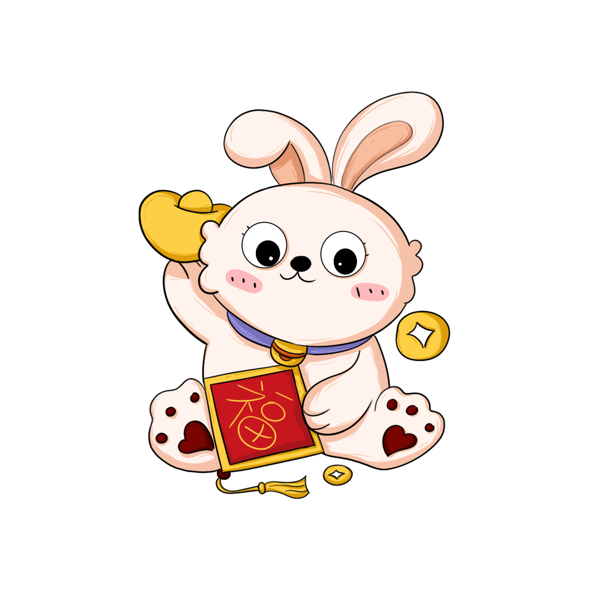 兔年形象图片素材高清制作方法！