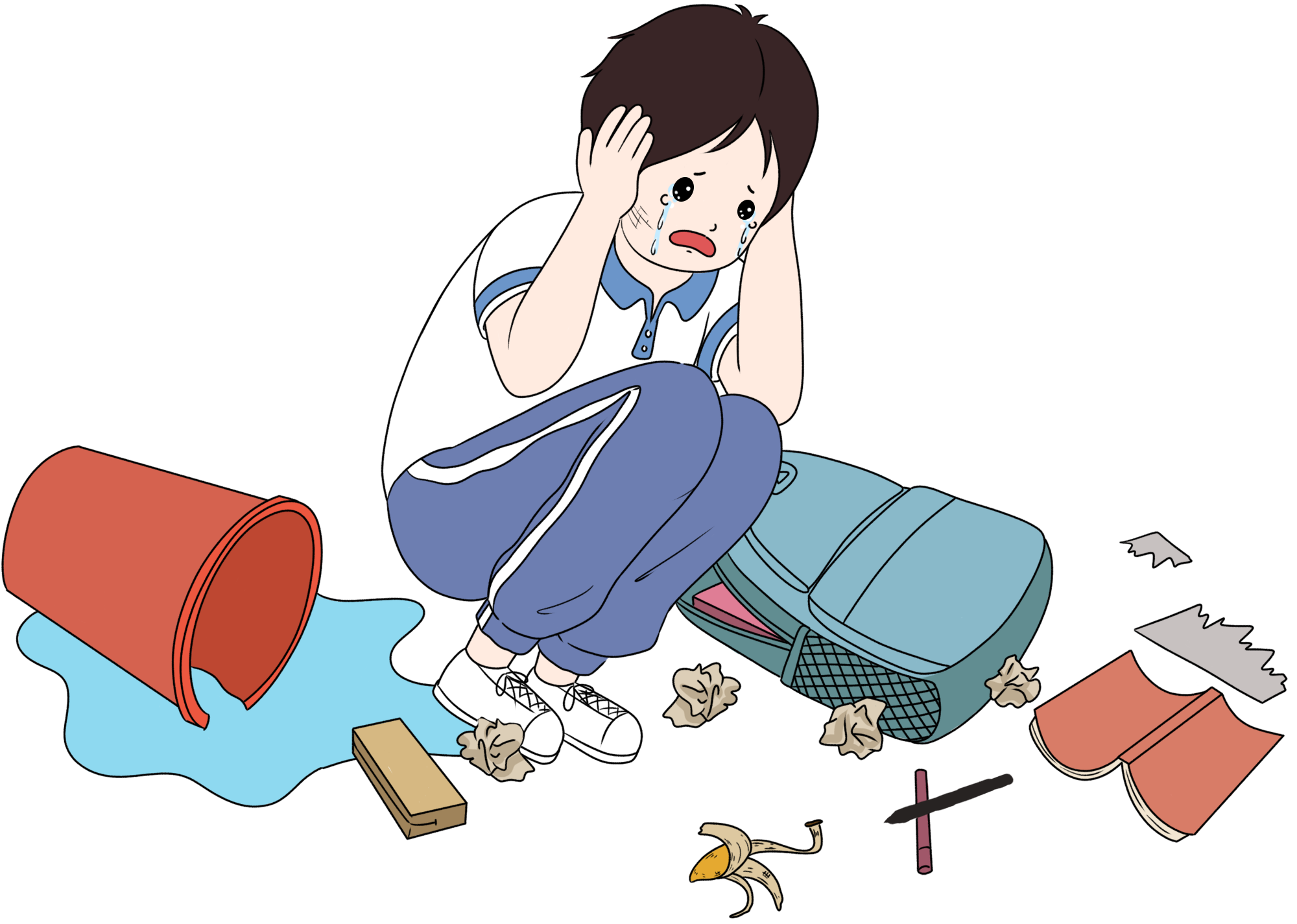 霸凌元素绘画图片创作方法！快速制作技巧！
