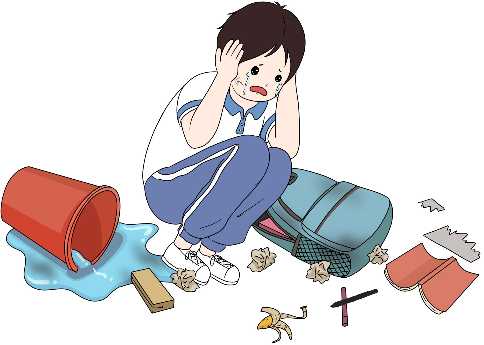 霸凌元素绘画图片创作方法！快速制作技巧！