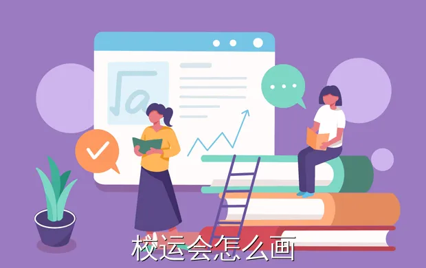 校运会怎么画