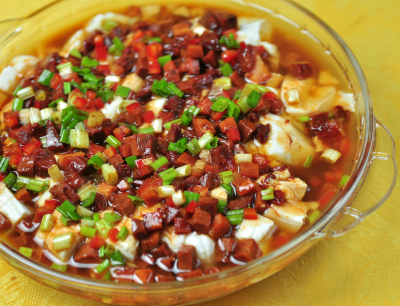 美味肉丁豆腐汤