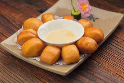 油炸炼乳小馒头
