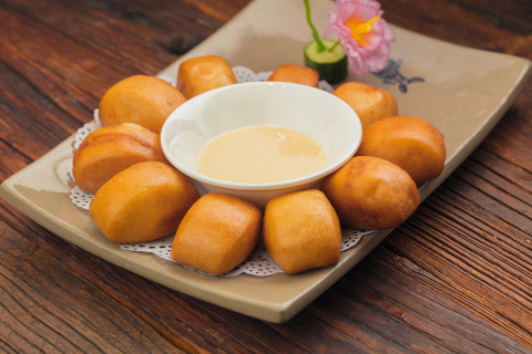 油炸炼乳小馒头