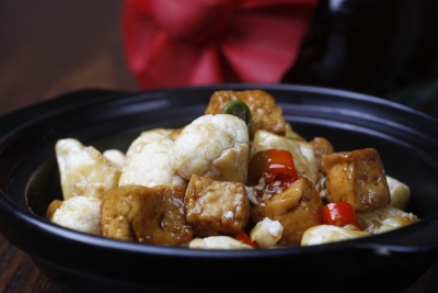 经典白菜炖豆腐烩菜