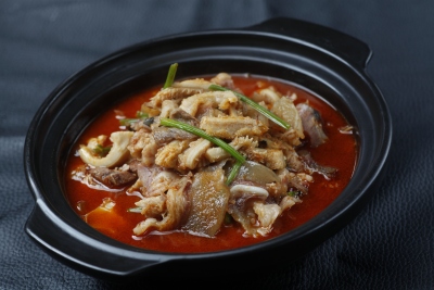 香辣牛杂煲