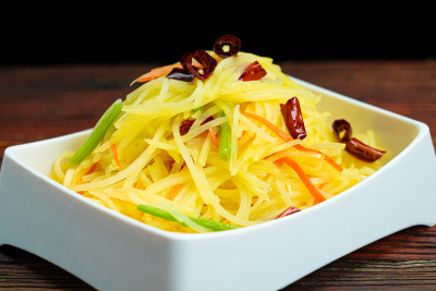 红椒酸辣土豆丝