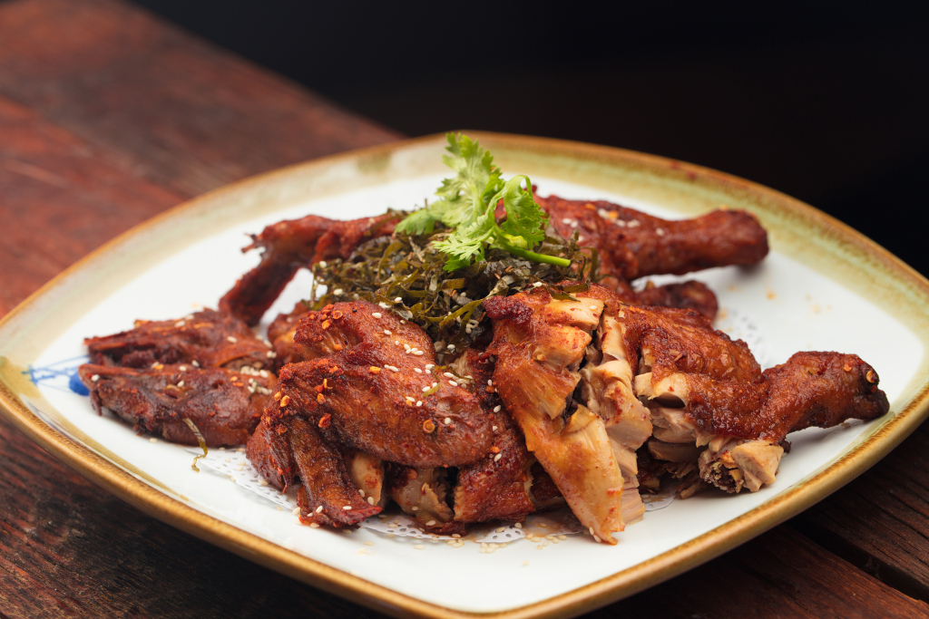 香酥麻辣烤鸡版权图片下载