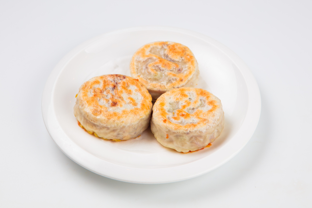 香酥大馅料素火烧版权图片下载