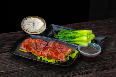 招牌小饼卷烤鸭