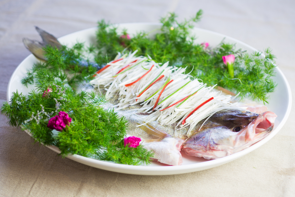 清蒸鱼肉版权图片下载