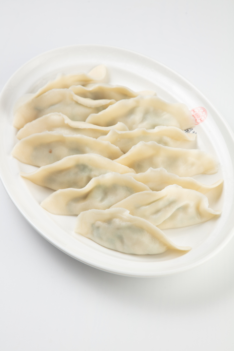 三鲜鸡蛋虾仁水饺版权图片下载