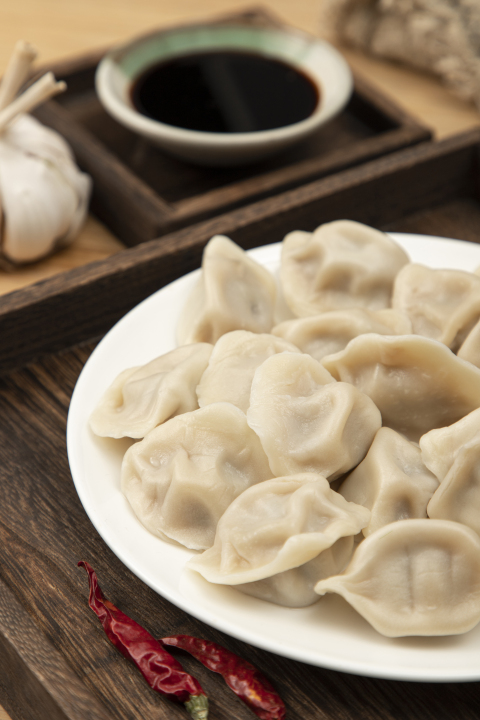 经典人气手工水饺版权图片下载