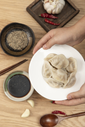 冬至手工现包水饺