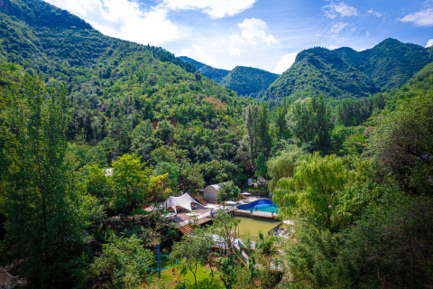 休闲养生度假村全景图