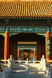 古代古风建筑雕塑展览馆