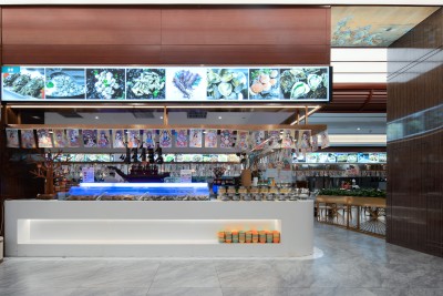 海鲜大酒店点餐区实拍图