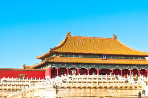古代古风建筑太和殿横图
