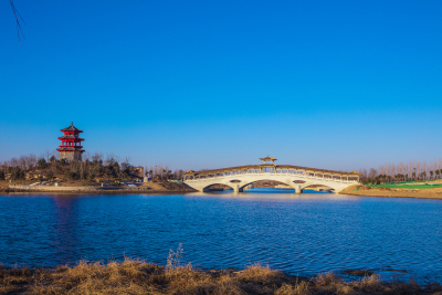 唯美城市公园风景高清图