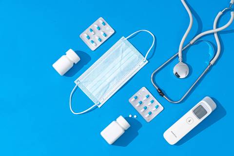 口罩防疫医疗用品高清图
