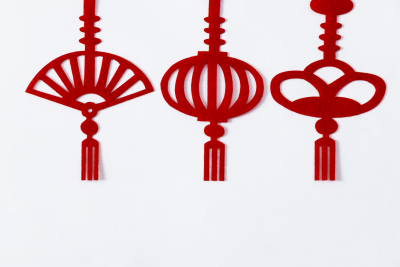 中国红色剪纸艺术高清图