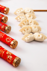 红鞭炮胖饺子高清图