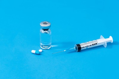 注射药品注射器高清实拍图