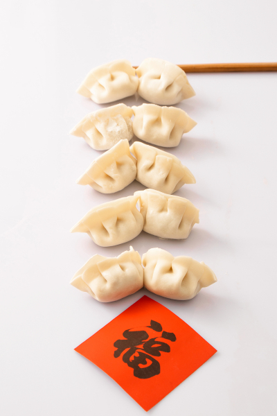 鞭炮样式饺子高清图