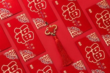 福气到中国结红包实拍图