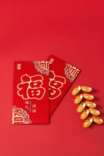 招财进宝元宝红包实拍图