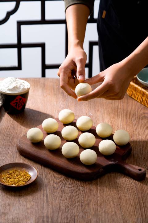 餐饮美食纯手动元宵高清图版权图片下载