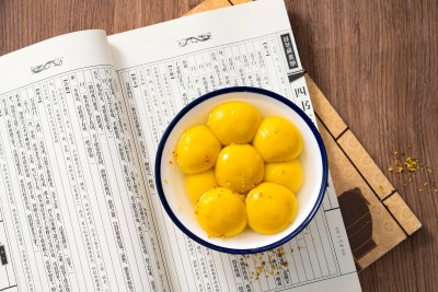 传统节日桂花花生汤圆高清图