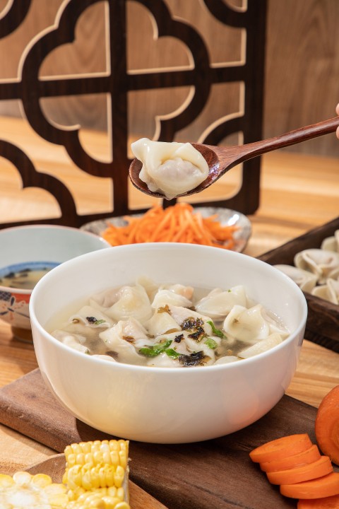 白胖胖鲜美馄饨高清图版权图片下载