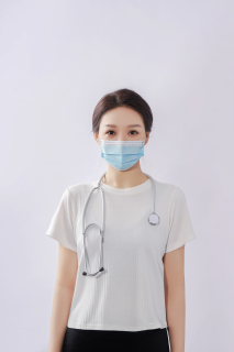 护士站姿医用口罩实拍图
