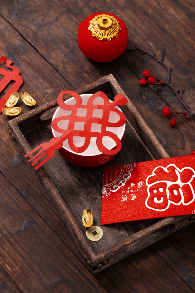 中国结红包灯龙挂件实拍图