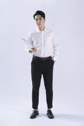 帅气知性男教师实拍图