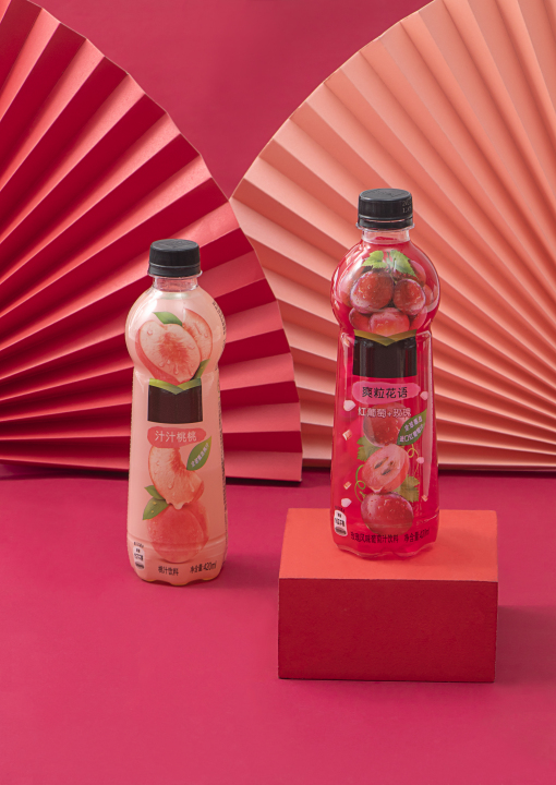可口美汁源饮品促销实拍图版权图片下载
