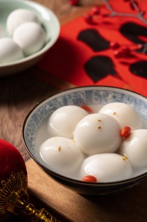 美味的元宵节美食汤圆高清图