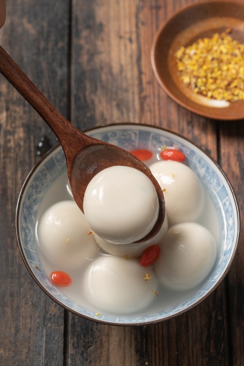桂花汤圆美味可口实拍图版权图片下载