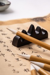 古风砚台精品毛笔高清图