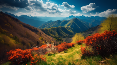 春色山川自然风光摄影