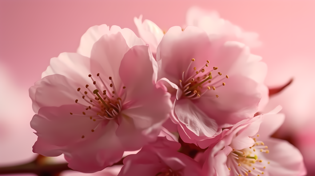 粉色花卉樱花摄影花卉图