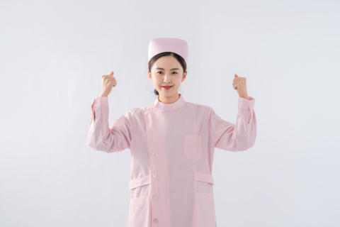 医疗机构护理加油手势图