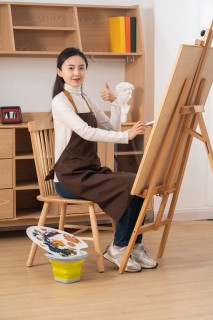 丙烯画课堂教学图