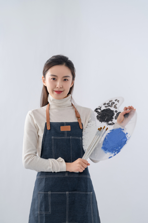 美术绘画女孩高清图版权图片下载