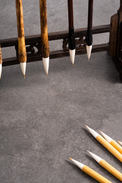 多只毛笔展示高清图