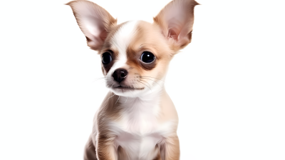 萌趣吉娃娃小犬摄影图
