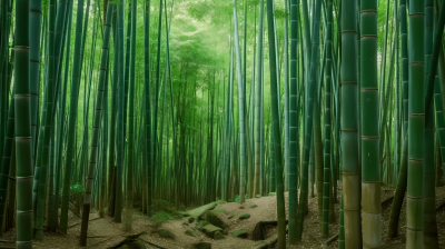 唯美竹林摄影图