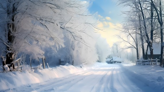 雪天摄影高清图片