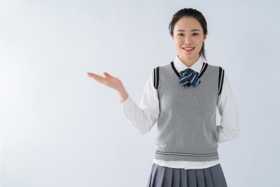 姿势优美的女同学高清图