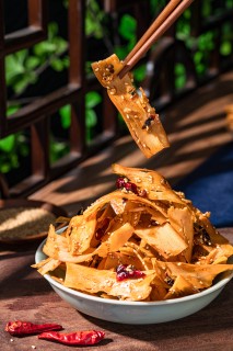 一碗淄博炒锅饼小吃高清图